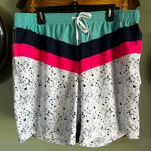 Mens Cubbies Chevron Stripe Beach Summer Swim Shorts Trunks Size 2X